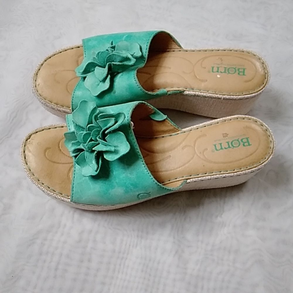 BORN HAND CRAFTED FOOTWEAR LEATHER UPPER WOMEN SHOES SIZE 7M